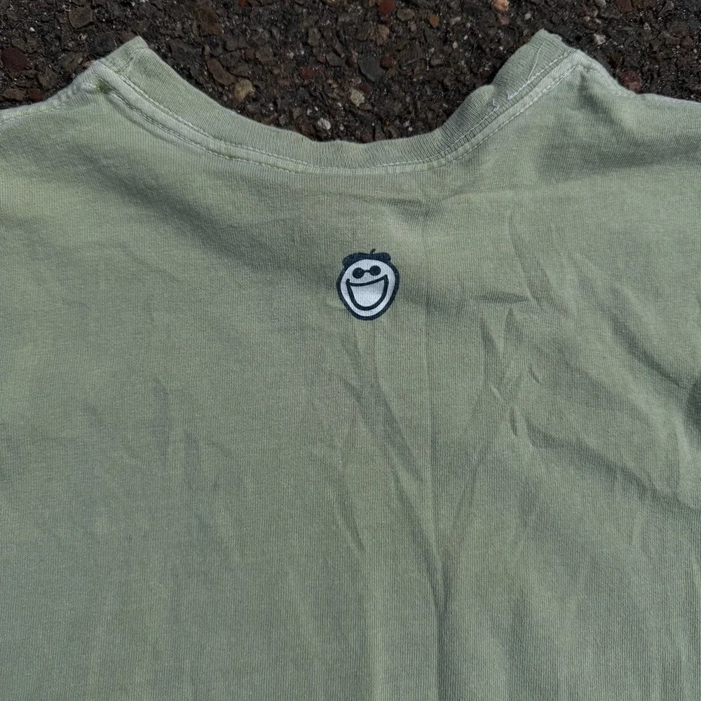 Life Is Good Light Sage Long Sleeve Tee with Small Navy Graphic - Picture 6 of 6